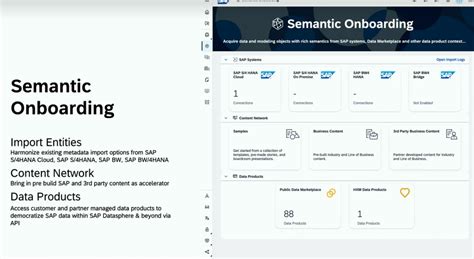 sap datasphere semantic onboarding.